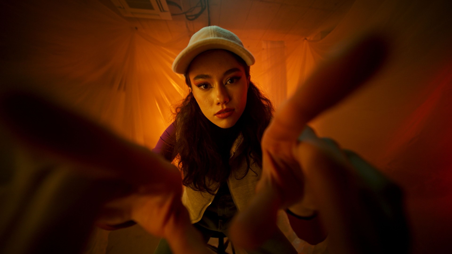 Mysterious Portrait of a Young Woman Set in a Very Atmospheric Environment